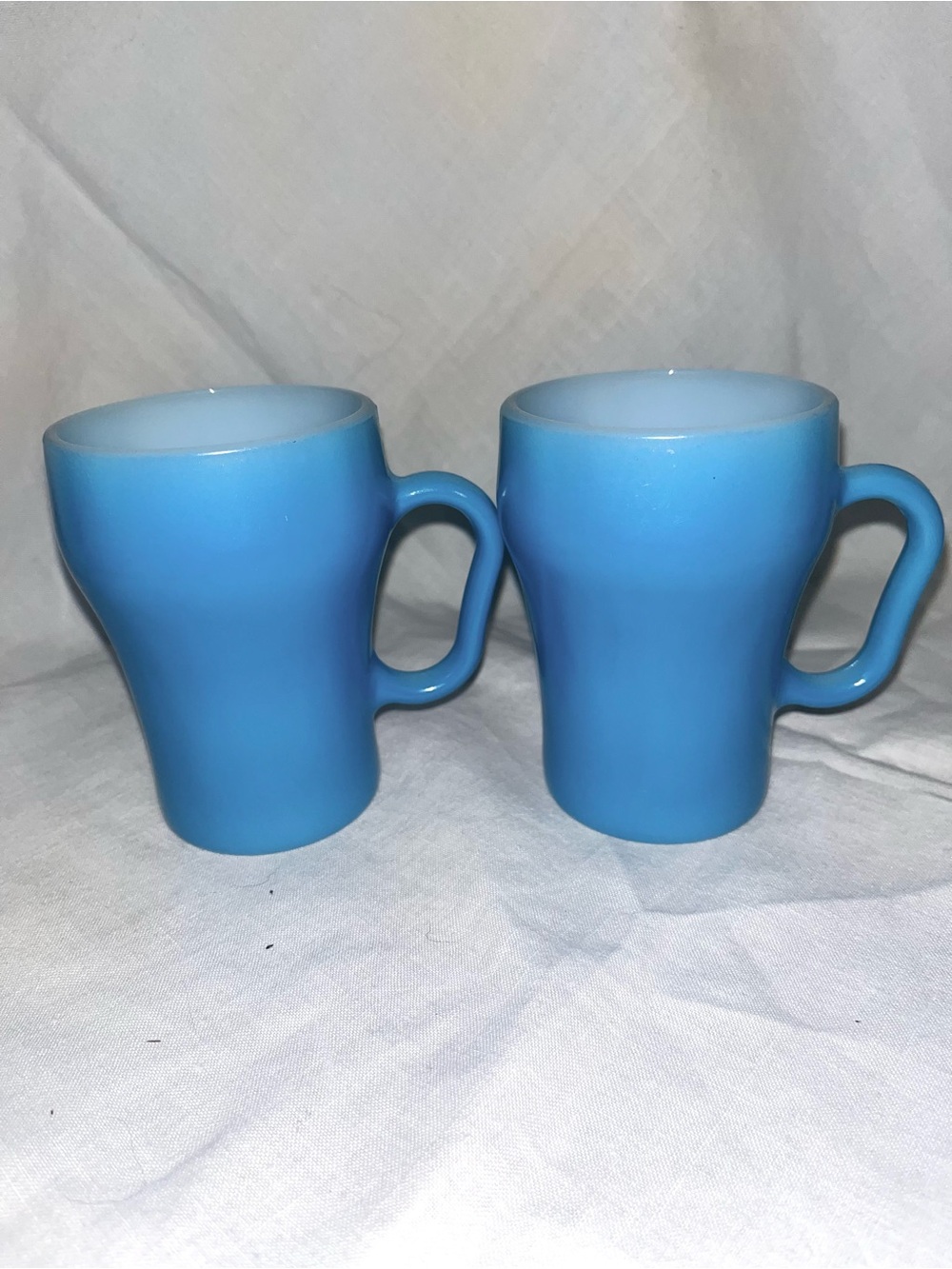 Vintage FireKing Soda mugs (2)